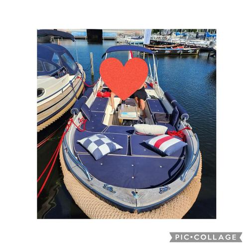 Jan van Gent 8.20 open, Watersport en Boten, Sloepen, Gebruikt, 50 tot 70 pk, 6 meter of meer, Binnenboordmotor, Diesel, Polyester