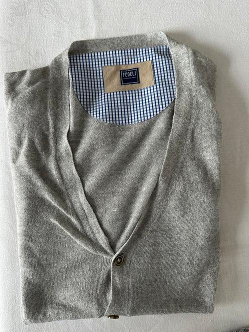 Herenvest, Fedeli per Oger, mt 52. Zomermix. Zgan, topstaat, Kleding | Heren, Truien en Vesten, Zo goed als nieuw, Maat 52/54 (L)