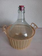 5 liter wijnfles, met draagmand gistfles, Ophalen, Nieuw