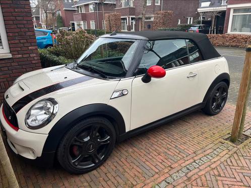 Mini 1.6 cabrio cooper S  174pk  2009 Wit . 147245km., Auto's, Mini, Particulier, Cooper S, ABS, Airbags, Airconditioning, Boordcomputer