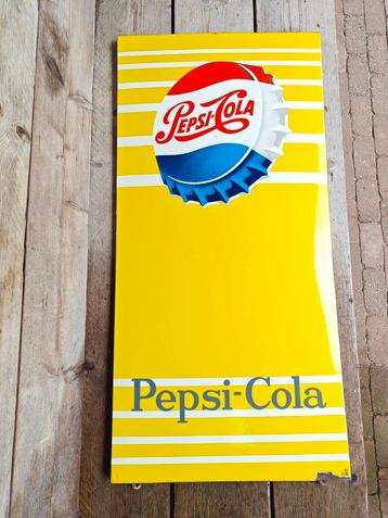 Emaille reclamebord - Pepsi Cola  beschikbaar voor biedingen