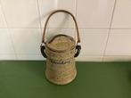 Retro Pot met Bamboe Hengsel.Voor Augurken/Olijven.france., Antiek en Kunst, Ophalen of Verzenden