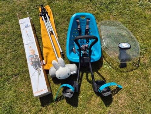 Yepp mini + yepp upp + 2 adapters, Fietsen en Brommers, Fietsaccessoires | Fietsstoeltjes, Gebruikt, Ophalen