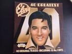 Elvis Presley 40 greatest hits LP, Gebruikt, Ophalen of Verzenden