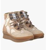 Toral veterboots 12199 wandelschoenen hoge sneaker 38 leder, Beige, Wandelschoenen, Ophalen of Verzenden, Zo goed als nieuw