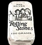 100 gram Rolling Stones zilverbaar, Postzegels en Munten, Edelmetalen en Baren, Ophalen of Verzenden, Zilver