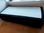 2x Zwarte Boxspring 90x200 - Samen Tweepersoonsbed!, Huis en Inrichting, Slaapkamer | Bedden, 90 cm, Eenpersoons, Zwart, Ophalen of Verzenden
