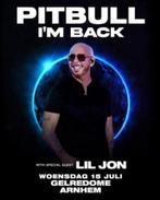 Pitbull - I’m Back! 2x zitplaatsen 15 juli, Twee personen