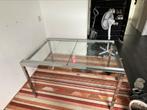 Glazen Uitschuifbare GLIVARP Eettafel, Huis en Inrichting, Zo goed als nieuw, Vijf personen of meer, Rechthoekig, 50 tot 100 cm