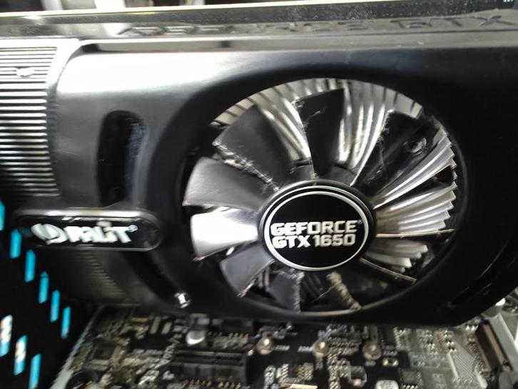 Palit GTX 1650 4GB – Werkt perfect – €50, Computers en Software, Videokaarten, Gebruikt, Nvidia, PCI-Express 3.0, GDDR6, HDMI