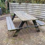 Houten Picknicktafel - Gebruikt, Ophalen, Gebruikt, Inklapbaar, Rechthoekig
