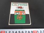sticker OM tested  tractor, Ophalen, Zo goed als nieuw, Sticker