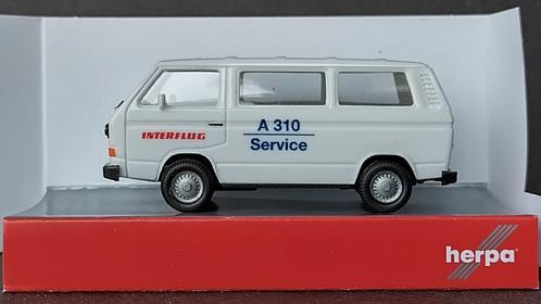 Volkswagen VW Transporter T3 interflug 1:87 Herpa Pol, Hobby en Vrije tijd, Modelauto's | 1:87, Nieuw, Auto, Herpa, Verzenden