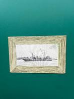 Stoomboot bij Deventer 1908, Verzamelen, Ansichtkaarten | Nederland, Ophalen of Verzenden, Voor 1920, Gelopen, Overijssel