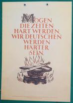 A3 affiche  dec '43  "... Deutschen werder harter ...", Verzamelen, Militaria | Tweede Wereldoorlog, Verzenden, Overige soorten