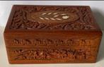 Oud houten kistje, Ophalen of Verzenden