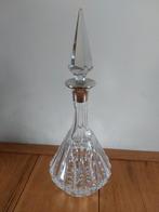 Kristallen karaf met zilveren hals, Antiek en Kunst, Antiek | Glas en Kristal, Ophalen of Verzenden