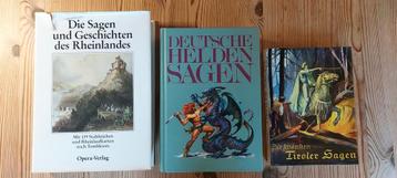 3 duitstalige sageboeken beschikbaar voor biedingen