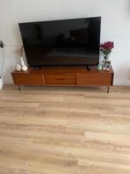 TV Meubel Mid-Century Modern, Ophalen, Gebruikt, Teakhout, 200 cm of meer