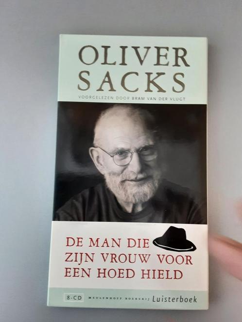Oliver Sacks - De Man Die Zijn Vrouw Voor Een Hoed Hield 8CD, Boeken, Biografieën, Zo goed als nieuw, Ophalen of Verzenden