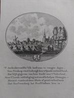 1 / Aarlanderveen gravure 18e eeuw van Ollefen en Bakker, Antiek en Kunst, Ophalen of Verzenden