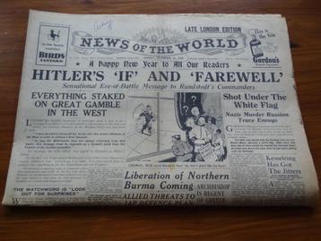 News of the World 31 december 1944 Ardennen Offensief