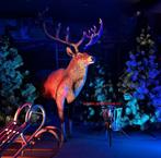 Kerst  ,  Kerstman  Kaars  Hert Arrenslee  Rendier sneeuwpop, Ophalen of Verzenden, Nieuw, Kunststof