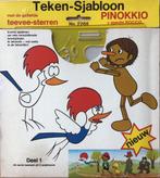 Vintage teken-sjabloon Pinokkio & Rocco van Magneto, Ophalen of Verzenden, Peter Pan of Pinokkio, Gebruikt, Overige typen