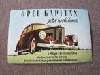 OPEL KAPTEIN BLIKKEN RECLAMEBORD, Ophalen, Gebruikt, Reclamebord