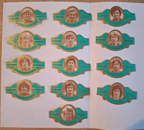 Complete set sigarenbandjes Ajax landskampioen 1979/80, Verzamelen, Sportartikelen en Voetbal, Nieuw, Poster, Plaatje of Sticker