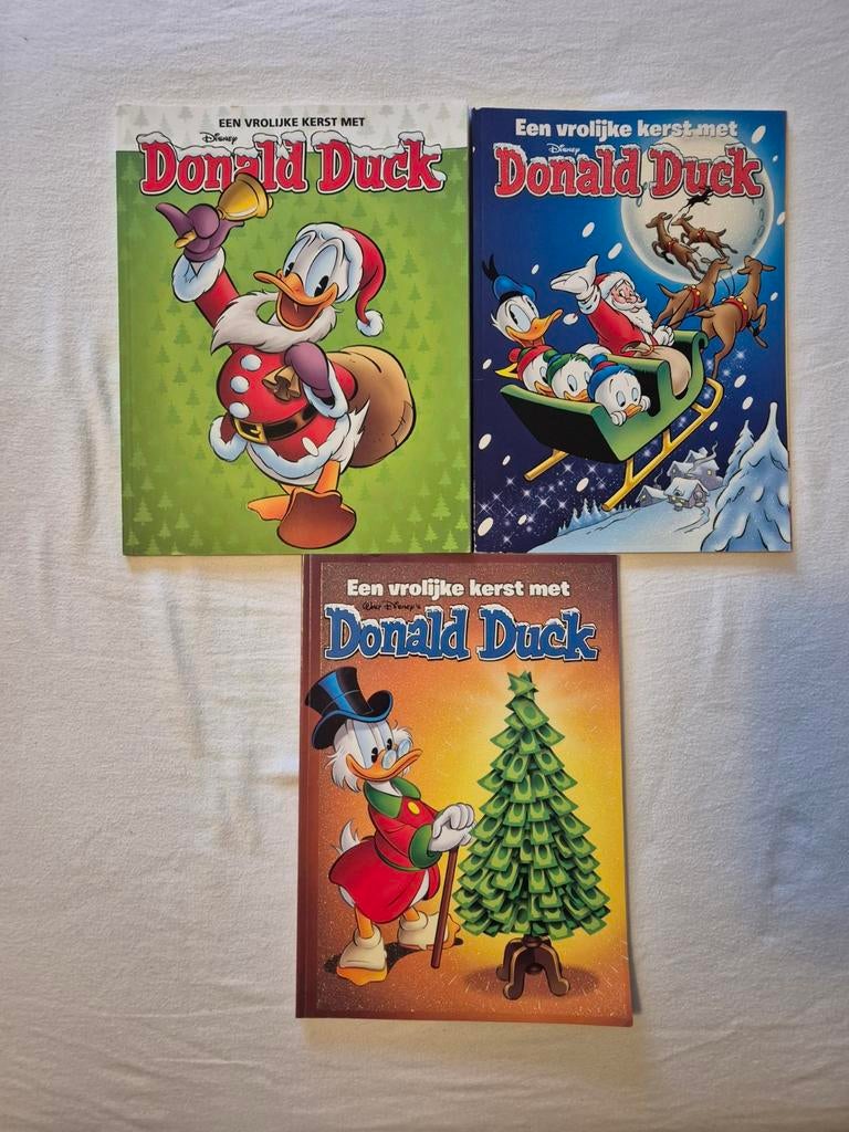 Donald Duck albums thema kerst 3x, Boeken, Meerdere stripboeken, Ophalen of Verzenden, Gelezen, Walt Disney