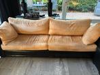 Lederen bank poef en loveseat gratis!!!, Huis en Inrichting, Ophalen, Gebruikt