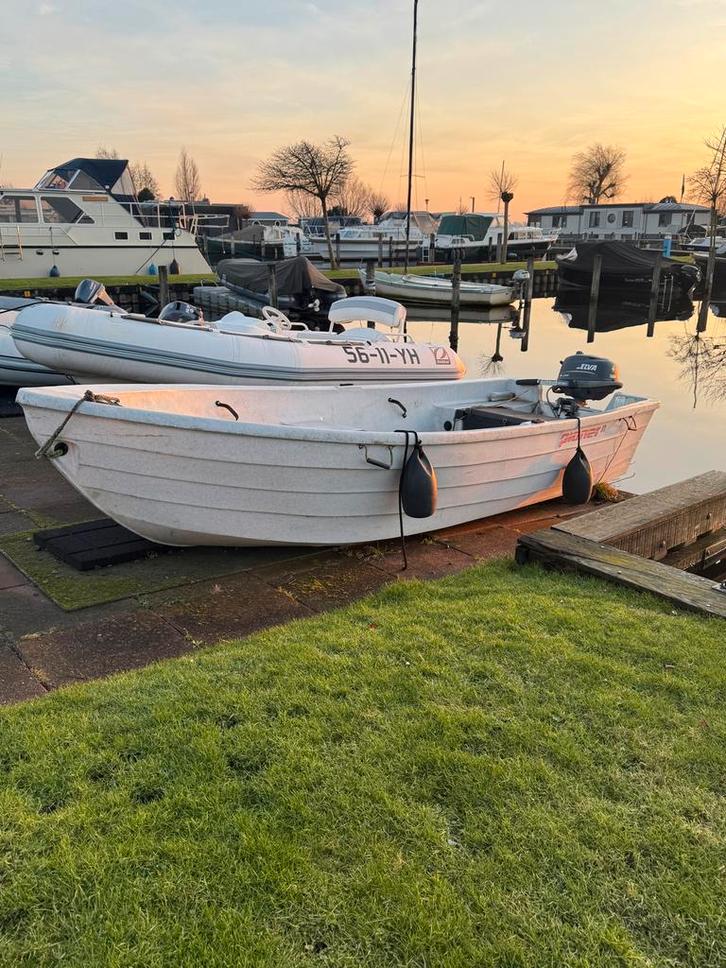 Pioner 13 boot met 4pk selva  buitenboordmotor, Watersport en Boten, Overige Watersport en Boten, Gebruikt, Ophalen
