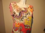 Etro Milano shirt pracht print paisley felle kleuren IT 44, Kleding | Dames, Maat 38/40 (M), Overige kleuren, Etro, Verzenden