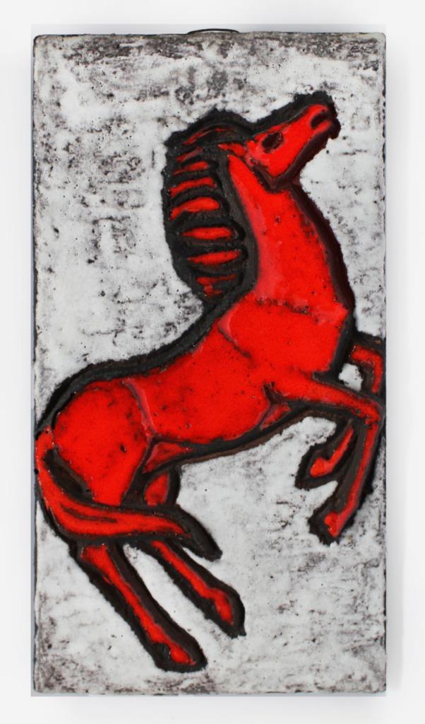 Ruscha Keramik wandtegel (wall plaque), Antiek en Kunst, Antiek | Keramiek en Aardewerk, Ophalen