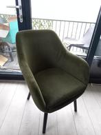 Fauteuil groen fluweel, Huis en Inrichting, Fauteuils, Zo goed als nieuw, Ophalen