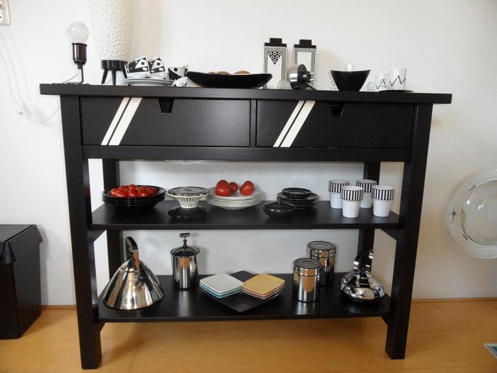 Dressoir Ikea Norden side board/ sidetable wandtafel  zgan., Huis en Inrichting, Kasten | Dressoirs, Zo goed als nieuw, 100 tot 150 cm