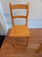licht eiken stoelen, Huis en Inrichting, Stoelen, Ophalen, Gebruikt, Bruin, Keukenstoel