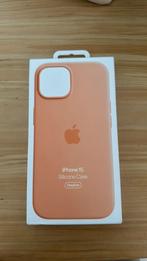 iPhone 15 silicone case orange sorbet, Nieuw, Ophalen of Verzenden