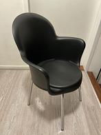 Moderne zwarte stoel met chrome poten, Ophalen, Zwart, Zo goed als nieuw, Eén