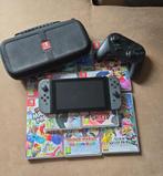 Nintendo Switch met 8 games + Pro Controller, Met games, Ophalen of Verzenden, Zo goed als nieuw, Switch Original