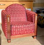 Art Deco Rooker 03 fauteuil van DSCO met parelmoer inleg, Ophalen, 75 tot 100 cm, Stof, Art Deco