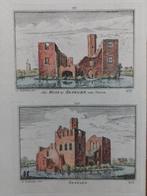 141-142 / Huis Spangen Rotterdam Gekleurde gravure Rademaker, Antiek en Kunst, Kunst | Etsen en Gravures, Ophalen of Verzenden