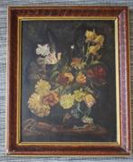 Bijzonder fraai bloemstilleven, olieverf op board gesigneerd, Ophalen of Verzenden