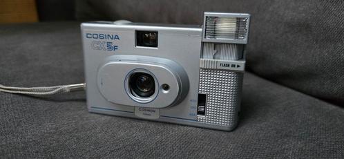 Cosina CX5F – Vintage compactcamera uit 1983, Audio, Tv en Foto, Fotocamera's Analoog, Gebruikt, Compact, Overige Merken, Ophalen of Verzenden