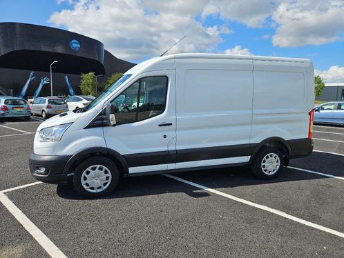 Ford Transit GB 310 L2h2 Tdci 130pk FWD Aut 2021 Wit, Auto's, Bestelauto's, Particulier, ABS, Achteruitrijcamera, Airbags, Airconditioning
