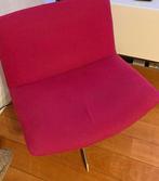 Fuchsia roze draaifauteuil stoel met metalen onderstel, Huis en Inrichting, Stoelen, Ophalen, Overige kleuren, Zo goed als nieuw