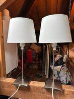 2 Nachtlampjes / Tafellampjes, Huis en Inrichting, Lampen | Tafellampen, Ophalen, Zo goed als nieuw, Metaal, Minder dan 50 cm