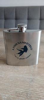 A fish named fred i'm a good catch! Heupfles hip flask, Ophalen of Verzenden, Zo goed als nieuw, Overige typen