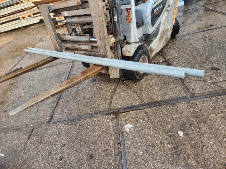 202 - Dikwandige buizen, Doe-het-zelf en Verbouw, Buizen en Afvoer, Gebruikt, Rechte buis, Rvs, 2 tot 4 meter, 60 tot 80 mm, Ophalen